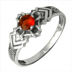 8-045-3 Кольцо (Ag 925) частично-черненое