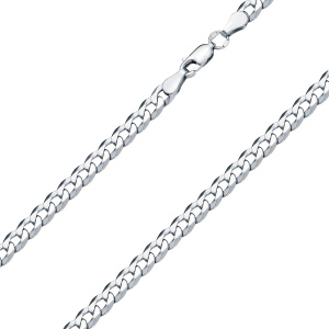 ПГП-80 Цепь(панцирь граненый плоский) (Ag 925*)